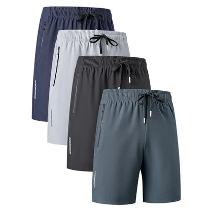 Combo of 4 Men's Stretchable Cotton Shorts for summers ☀️